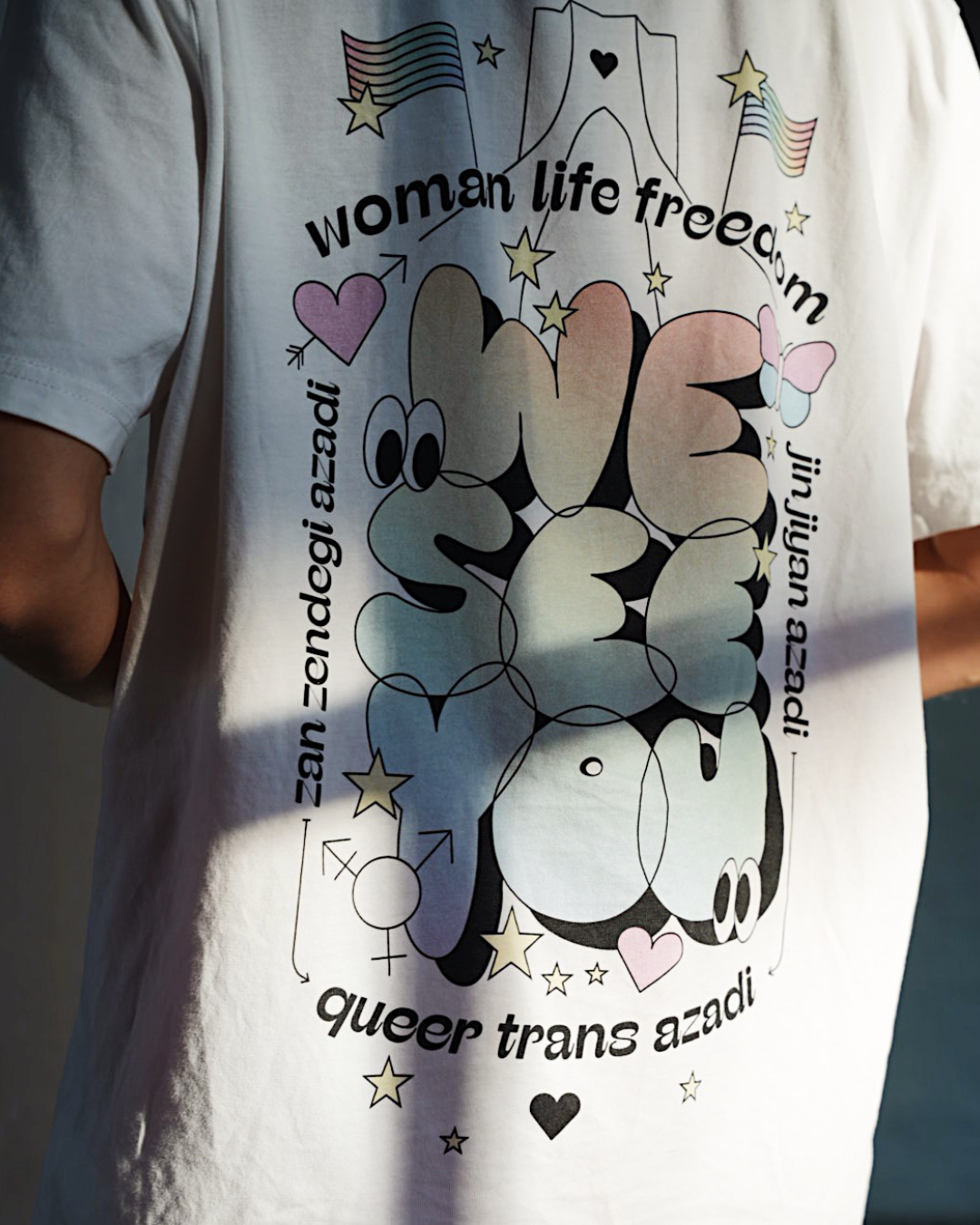woman life freedom T-Shirt '23 - Organic Shirt